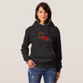 Dachshund I Love mama Hoodie (Voorkant volledig)