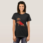 Dachshund I Love mama T-shirt (Voorkant volledig)