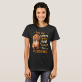Dachshund I Love My Goofy Spoiled Loving Cra T-shirt (Voorkant volledig)