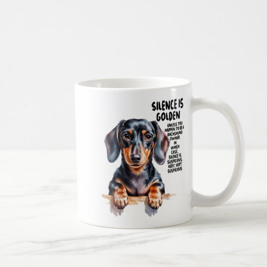 Dachshund Ideas For Women & Novelty Miniature Koffiemok (Rechts)