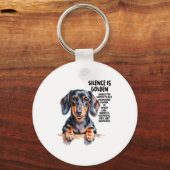 Dachshund Ideas For Women &amp; Novelty Miniature  Sleutelhanger (Voorkant)