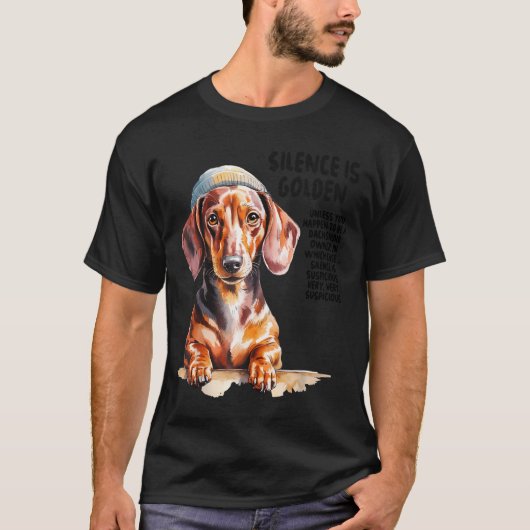 Dachshund Ideas For Women &amp; Novelty Miniature  T-shirt (Voorkant)