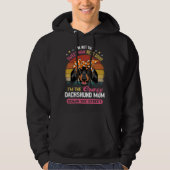 Dachshund ik ben niet de zoete mama die de volgend hoodie (Voorkant)