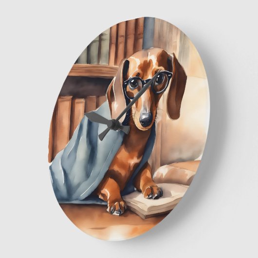  Dachshund in de Oude Bibliotheek Grote Klok (Hoek)