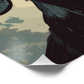 Dachshund in een bril perfect poster (Hoek)