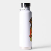 Dachshund in een kerstcadeau voor kerstmis waterfles (Rechts)