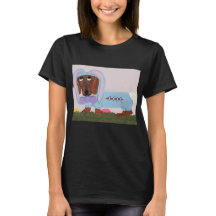 Dachshund in konijnenpakje