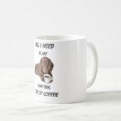 Dachshund in mijn Coffee-Mok Koffiemok (Voorkant rechts)