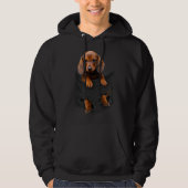 Dachshund in Mijn zak Dachshund Weiner Dog Gift Hoodie (Voorkant)