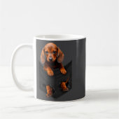 Dachshund In My Cket  Koffiemok (Links)