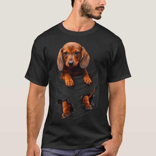 Dachshund In My Cket T-shirt (Voorkant)