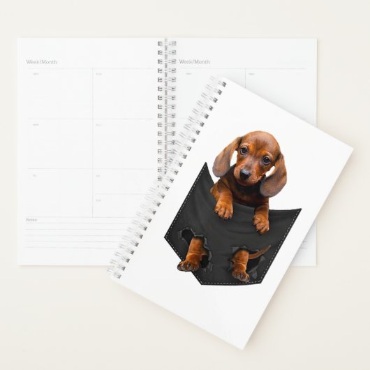 Dachshund In My Pocket Weiner Dog Planner (Display)