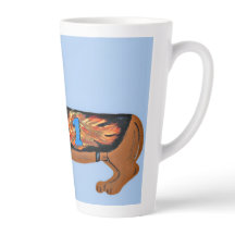 Dachshund in Racing Jacket Mug