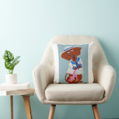 Dachshund in Sailor Suit Kussen (Stoel)
