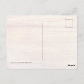 Dachshund in Wildflowers Hello From Postcard Briefkaart (Achterkant)