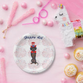 Dachshund Independence Day Paper-Borden Papieren Bordje (Feest)