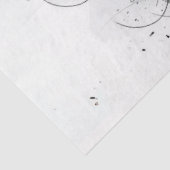 Dachshund Inky de Hond Decoupage Tissuepapier (Detail)