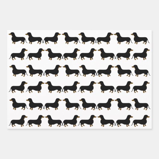 Dachshund inpakpapier vellen (Voorkant 2)