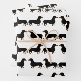 Dachshund inpakpapier vellen