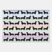 Dachshund inpakpapier vellen