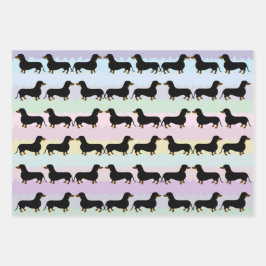 Dachshund inpakpapier vellen