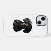 Dachshund iPhone 15 Case (Achterkant horizontaal)