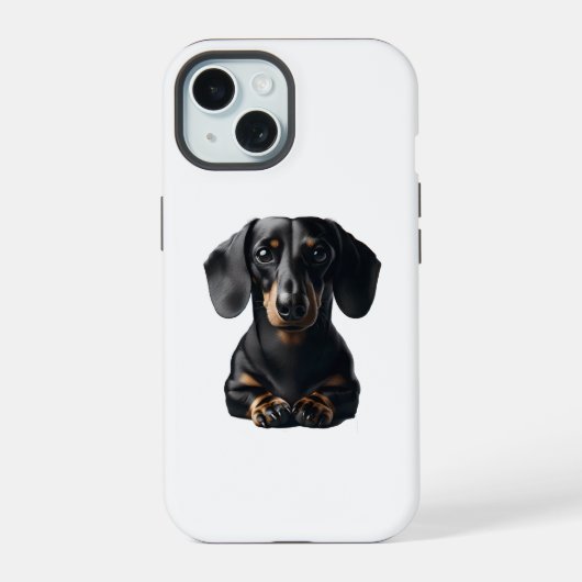 Dachshund iPhone 15 Case (Achterkant)