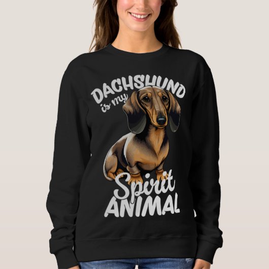 Dachshund Is My Spirit Animal Trui (Voorkant)