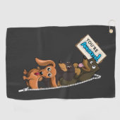 Dachshund Je bent Geweldige Golfhanddoek (Horizontaal)