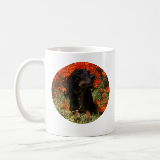 Dachshund Joy Koffiemok (Links)