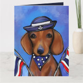 Dachshund Kaart (Voorkant)