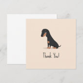 Dachshund Kaart (Voorkant / Achterkant)