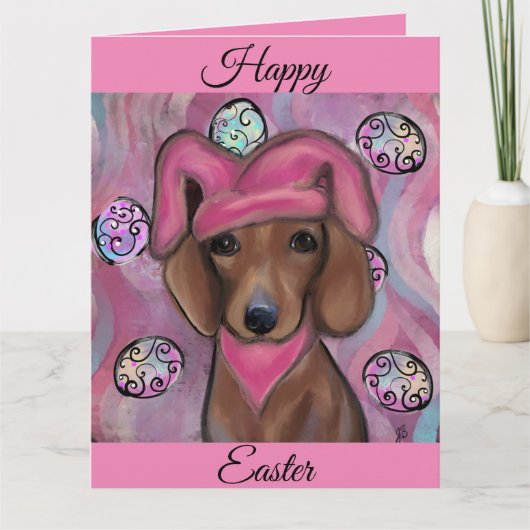 Dachshund Kaart (Voorkant)