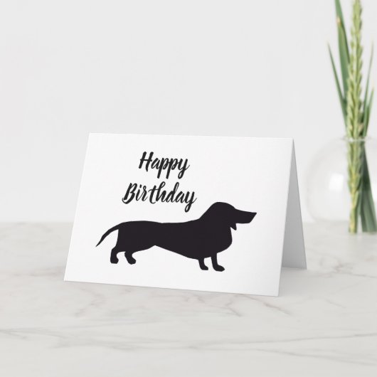 Dachshund Kaart (Voorkant)