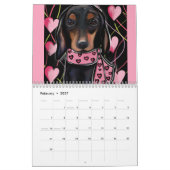Dachshund kalender (Feb 2027)