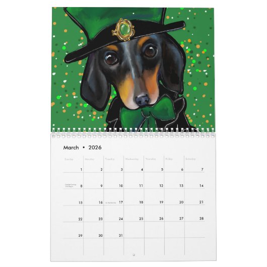 Dachshund Kalender (Mar 2026)