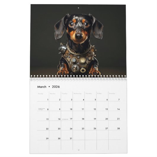 Dachshund Kalender (Mar 2026)