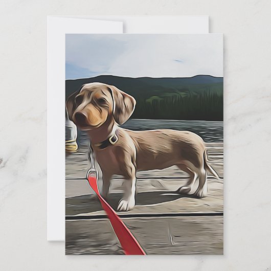 Dachshund kan beter leven met een Dachshund Birthd Kaart (Voorkant)