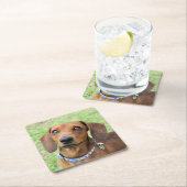 Dachshund Kartonnen Onderzetters (Insitu)