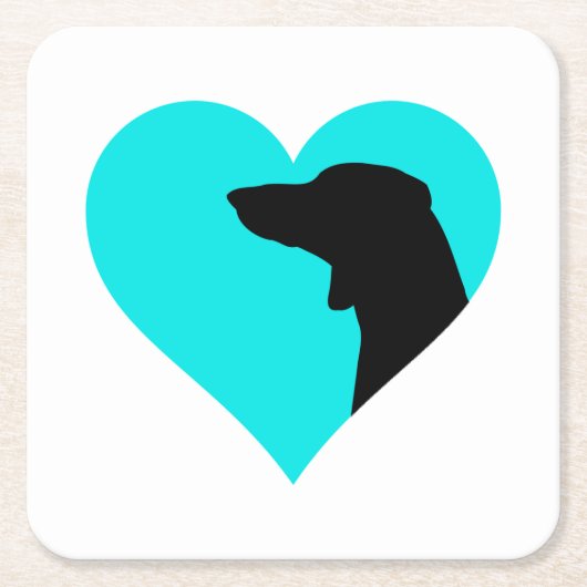 Dachshund Kartonnen Onderzetters (Voorkant)