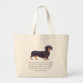 Dachshund Keepomwille - Vrouw Grote Tote Bag (Voorkant)