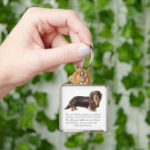 Dachshund Keepomwille - Vrouw Sleutelhanger (Hand)
