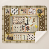 Dachshund Kennis Deken Gift (Voorkant (horizontaal))