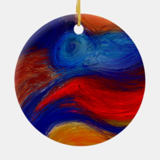 DACHSHUND KERAMISCH ORNAMENT (Achterkant)