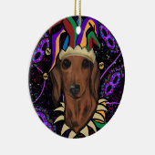 Dachshund Keramisch Ornament (Rechts)