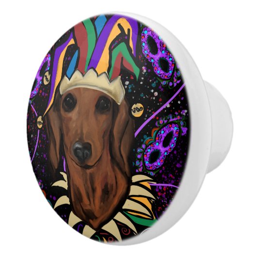 Dachshund Keramische Knop (Rechts)