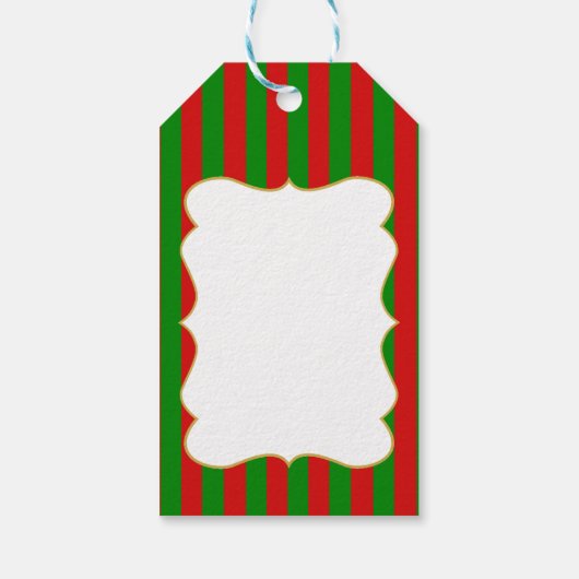 Dachshund Kerst Cartoon Sneeuwvlokken Cadeaulabel (Achterkant)