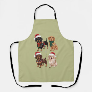 Dachshund Kerst hond Moeder liefhebber Kerstcadeau Schort