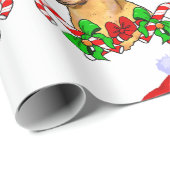 Dachshund kerst Merry Cadeaupapier (Rol Hoek)