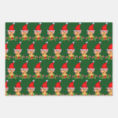 Dachshund kerst Merry Inpakpapier Vel (Voorkant 2)
